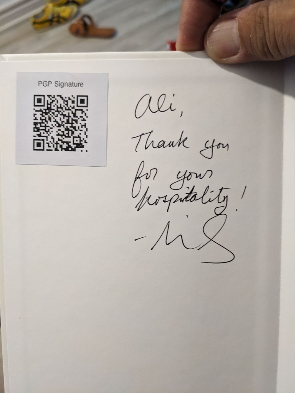 Signed autograph e56a9e2ecf7ceb7a