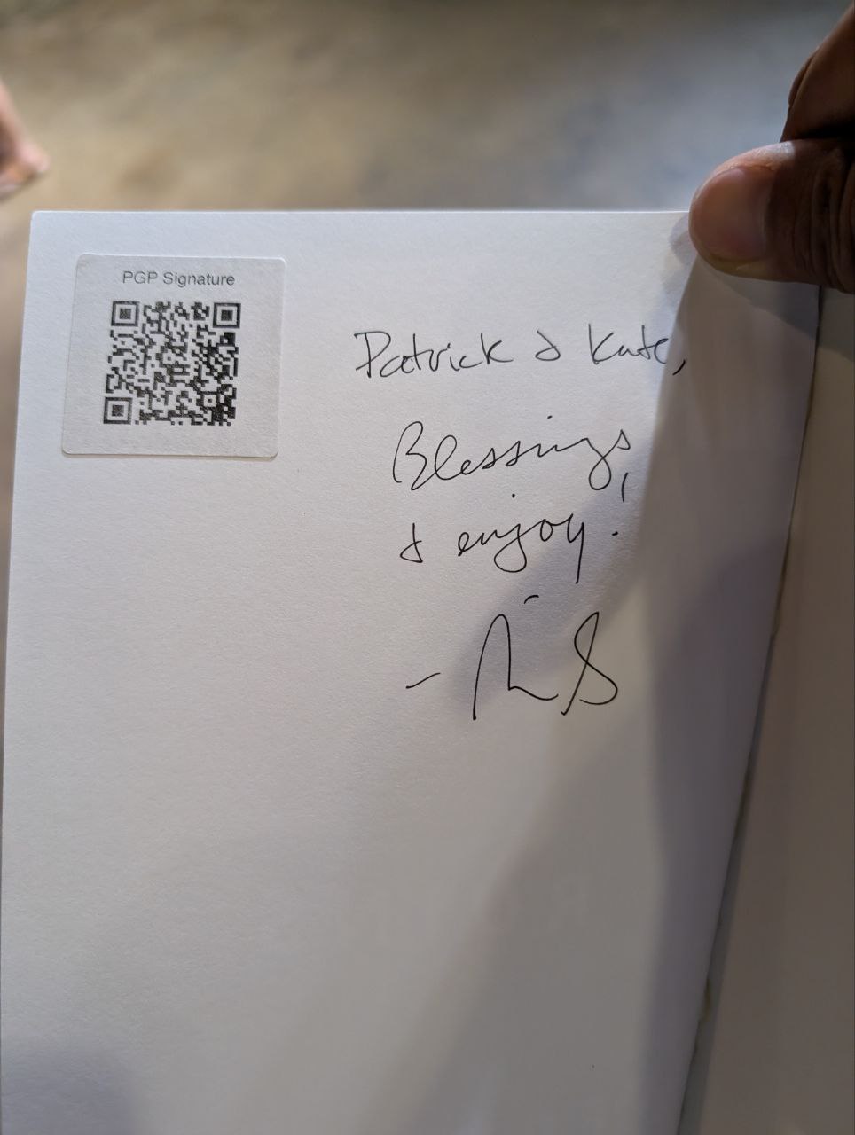 Signed autograph e76f6cf1ba81f861