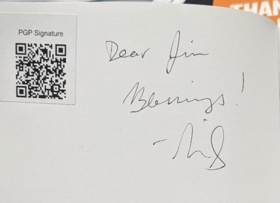 Signed autograph e8dca6510e255906