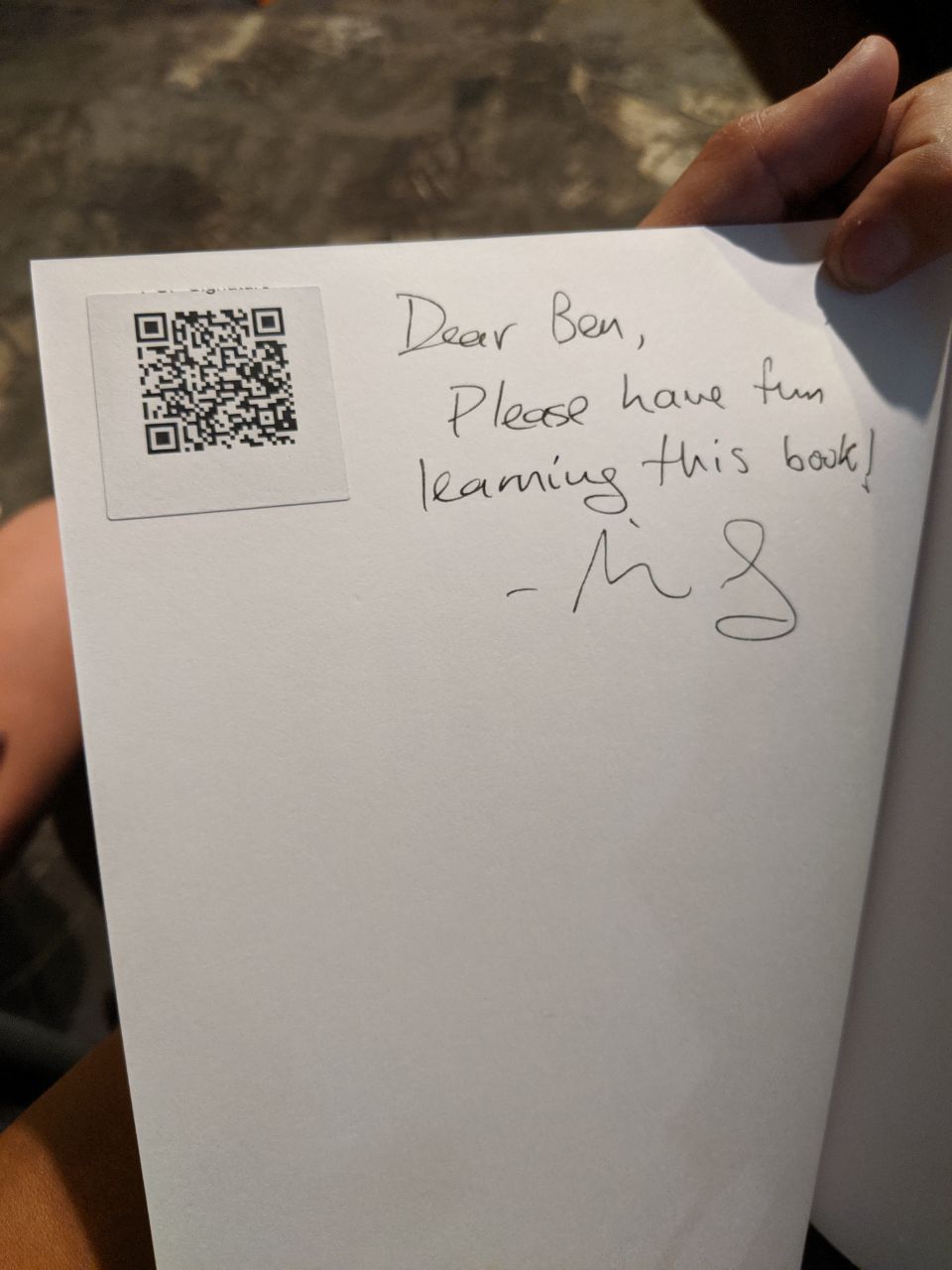 Signed autograph e98c8d1a19d40b70