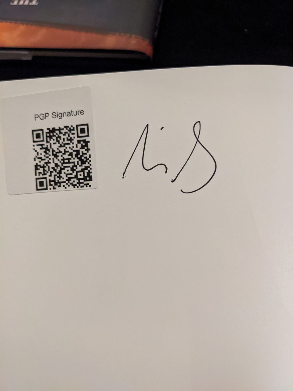 Signed autograph e9f6177bc332dd3c