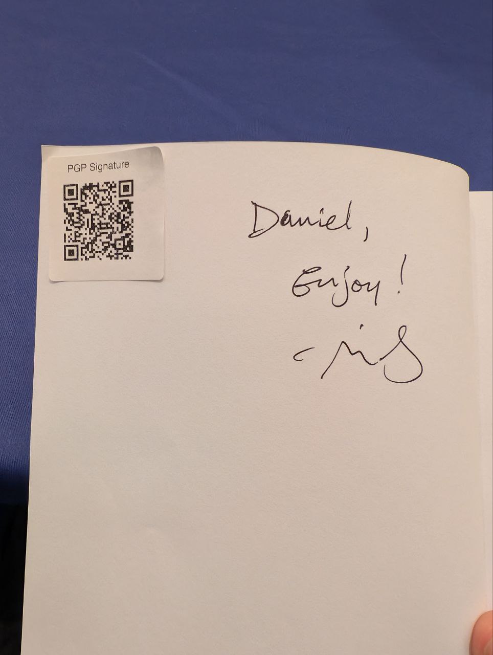 Signed autograph f1e56e7f7444b218