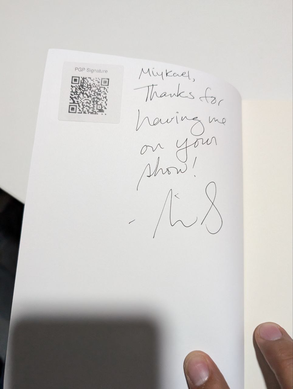 Signed autograph f7be5e8c19f91be8