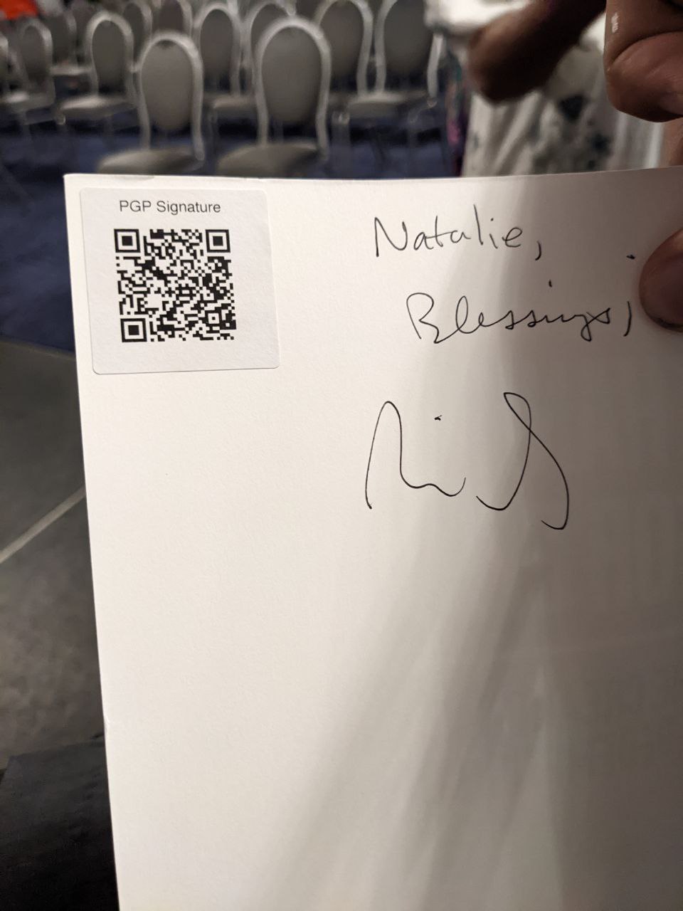 Signed autograph f91f0af0f6449161