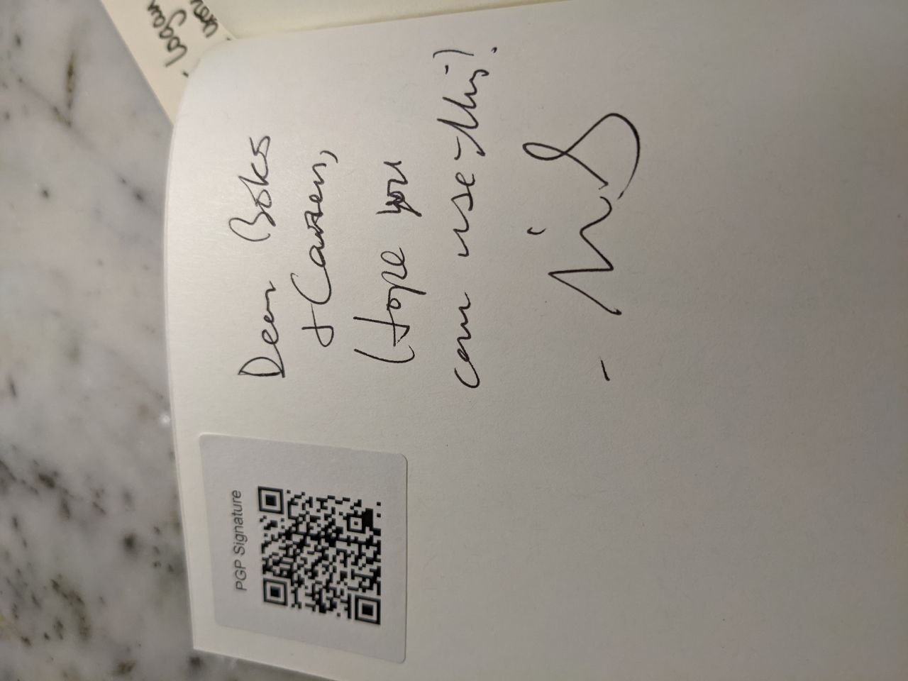 Signed autograph f96323b98928effe