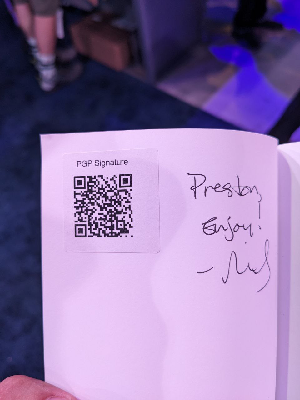 Signed autograph fc5eaddf48cd60de