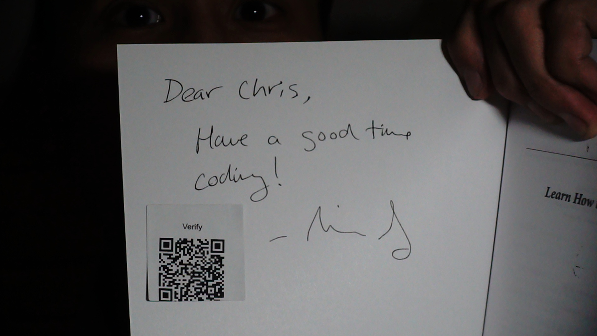 Signed autograph fe8b3a96fae6bc5e